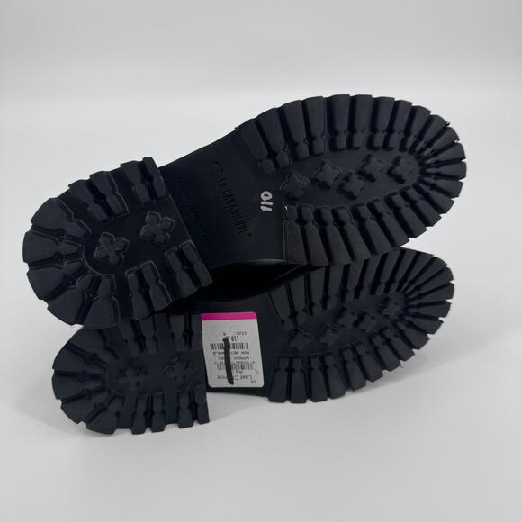 C La Canadienne Black Cedar Leather Booties Size 5 - Picture 9 of 10